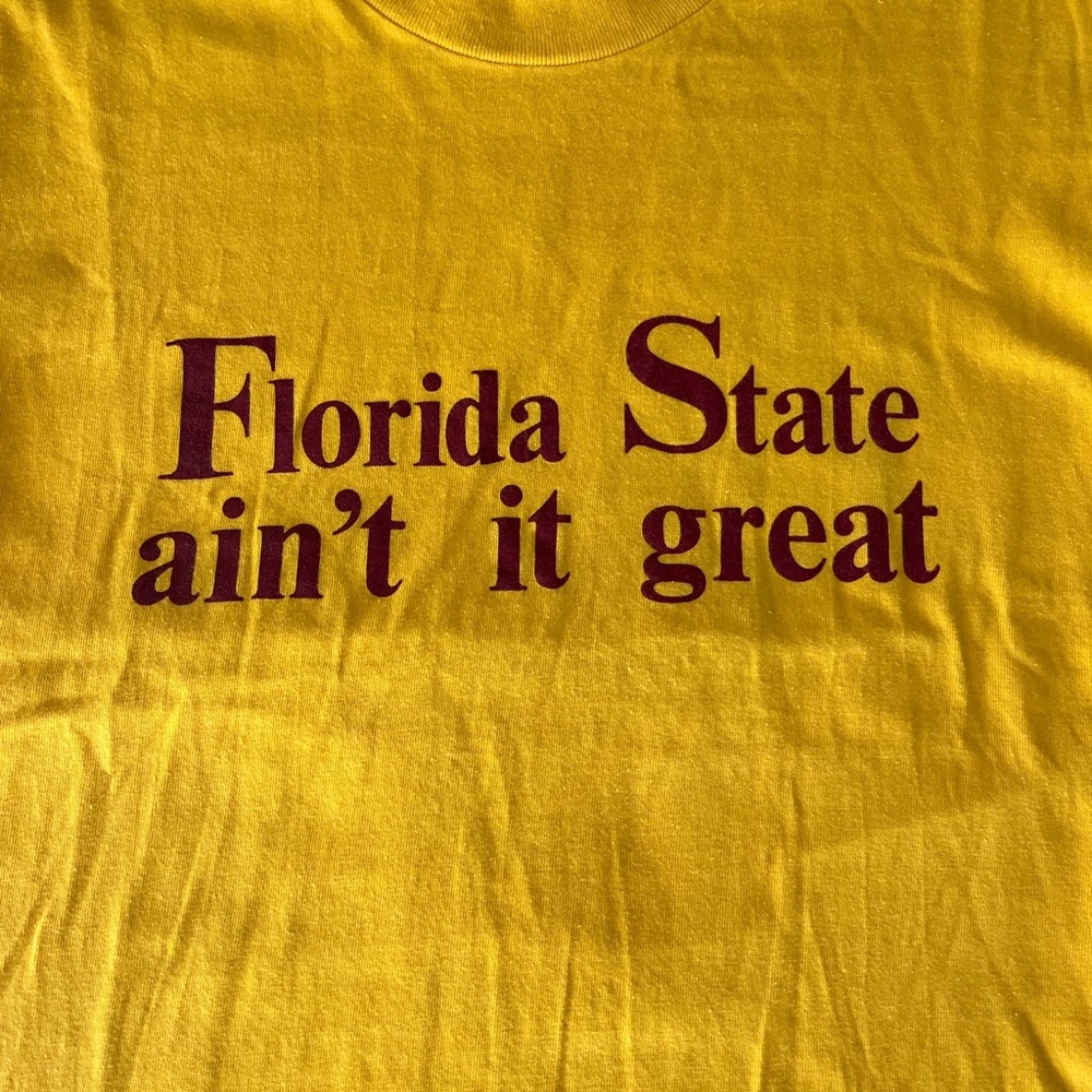 Vintage Collegiate Floria State T-Shirt - Picture 2 of 5